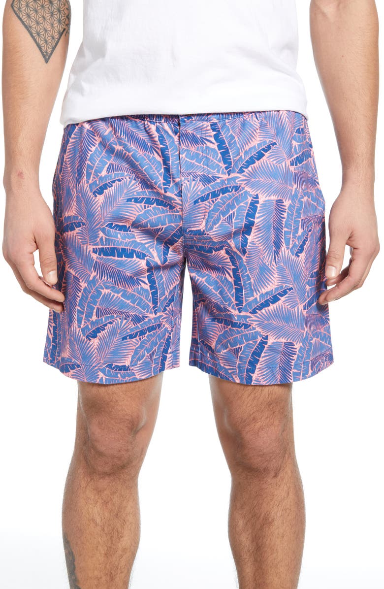 vineyard vines Island Palms Breaker Shorts, Main, color, 