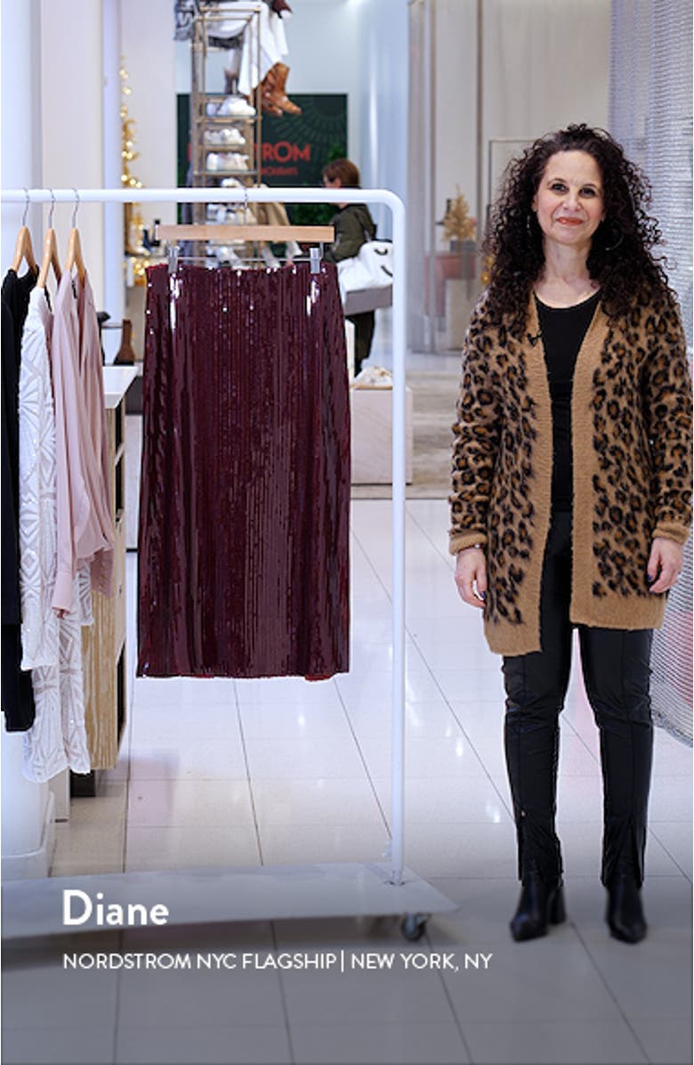 Elia Sequin Midi Skirt, sales video thumbnail