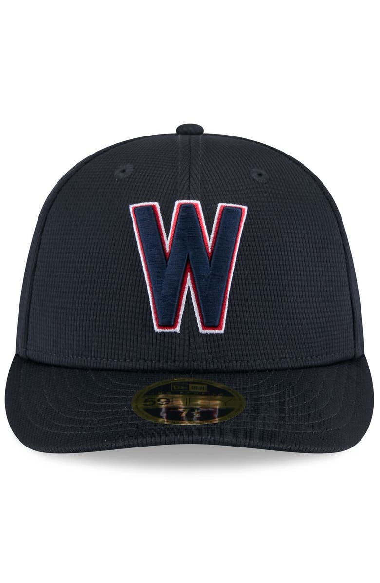 New Era Men's New Era  Navy Washington Nationals 2025 Spring Training Low Profile 59FIFTY Fitted Hat, Alternate, color, 