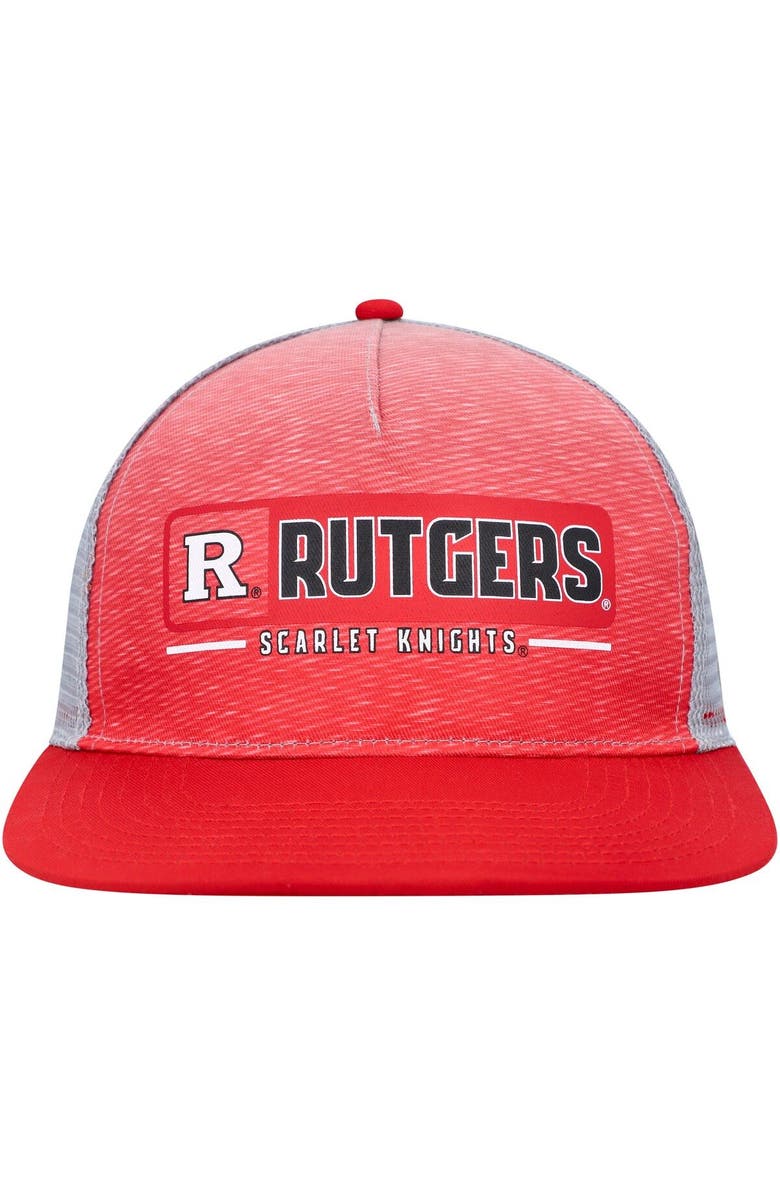 COLOSSEUM Men's Colosseum  Scarlet/Gray Rutgers Scarlet Knights Snapback Hat, Alternate, color, Scarlet
