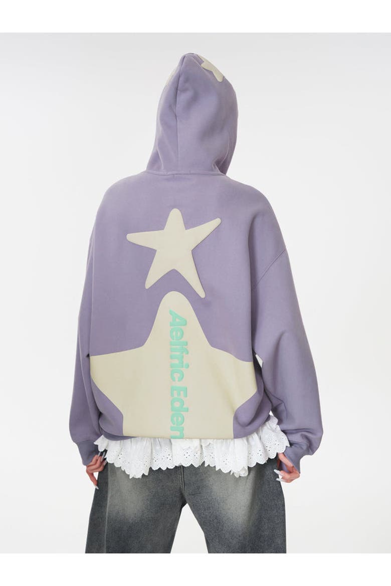 Incomplete Eden Star Hoodie, Alternate, color, Purple
