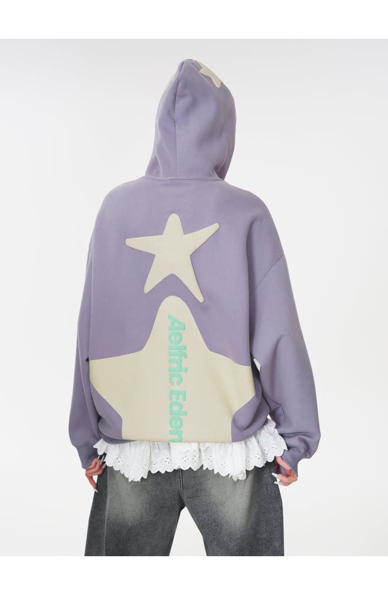 AELFRIC EDEN Incomplete Eden Star Hoodie, Alternate, color, Purple