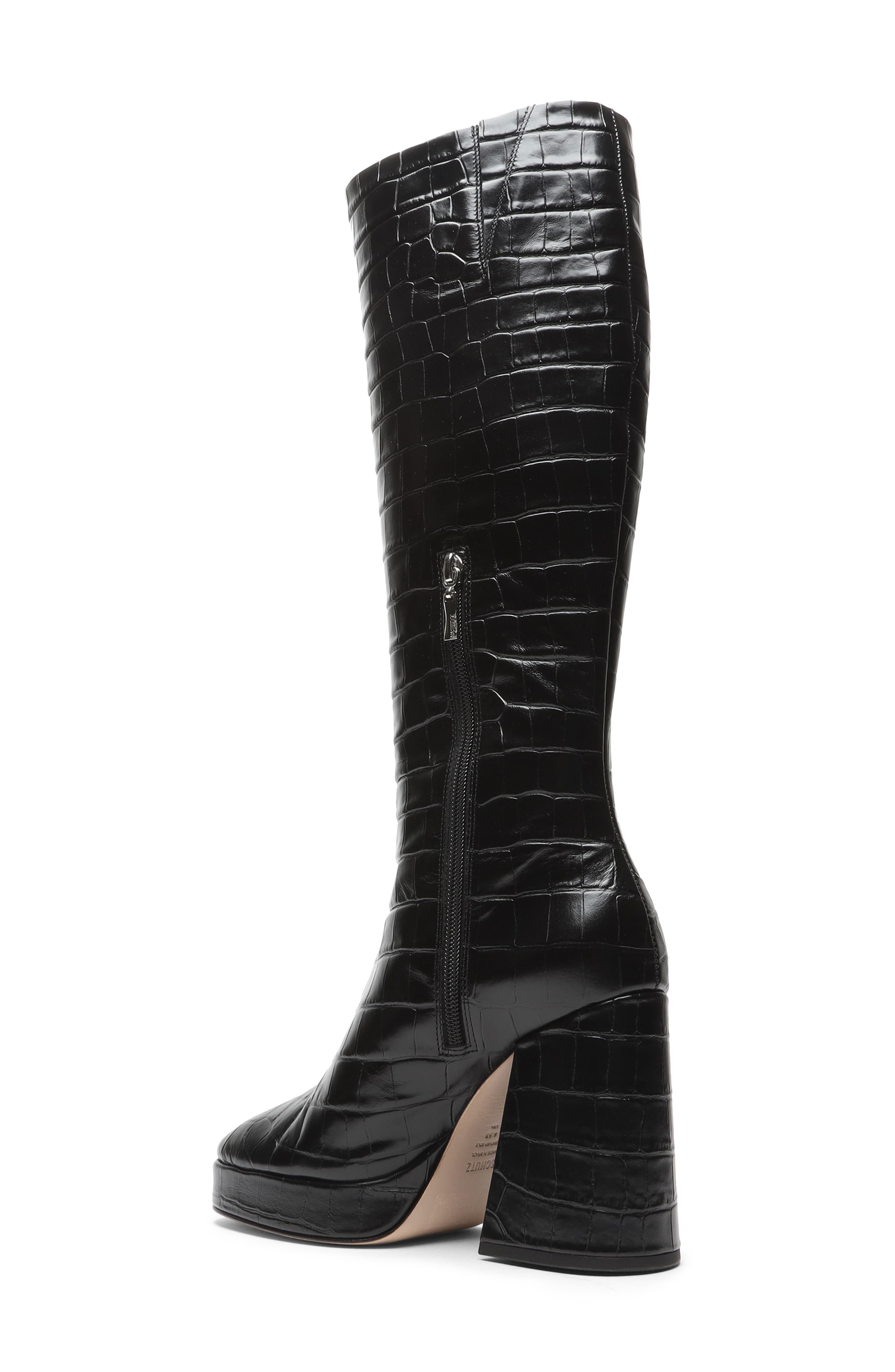 Colira Platform Boot, Alternate, color, BLACK LEATHER