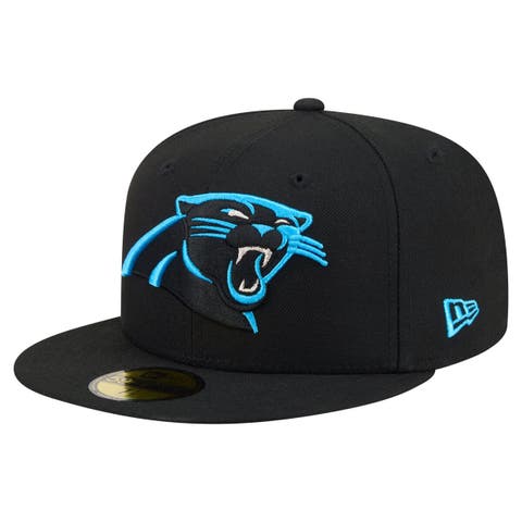 Men's New Era Black Carolina Panthers 59FIFTY Fitted Hat