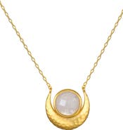 Satya Jewelry Cradled in Light Moonstone Necklace