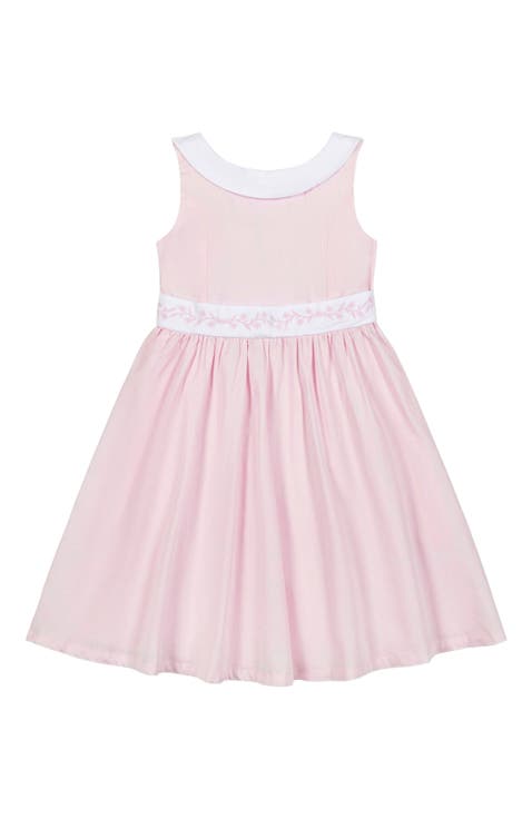 Girls' Organic Sateen Party Dress, Toddler
