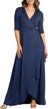 Kiyonna Meadow Dream Maxi Wrap Dress