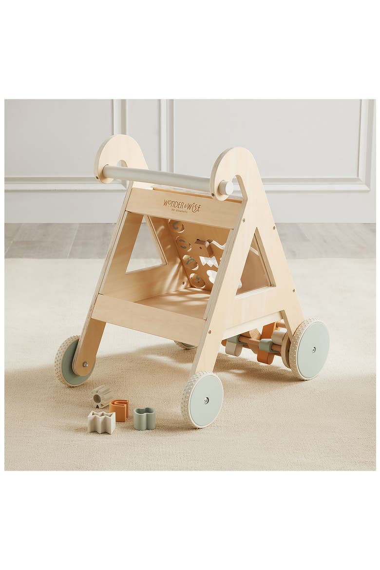 Step Right Up Activity Walker, Alternate, color, NATURAL WOOD