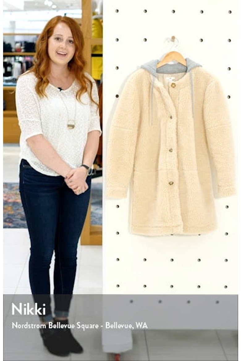 Long Hooded Teddy Coat video