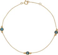 Bony Levy 14K Gold Station Bracelet
