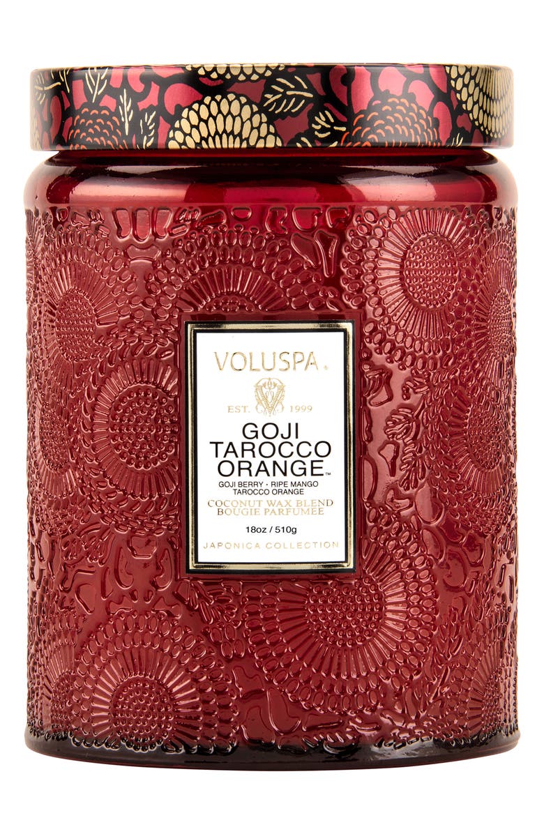 Goji Tarocco Orange Large Jar Candle