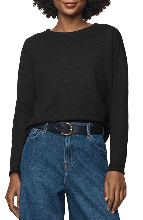 Splendid Callista Long Sleeve T-shirt In Black
