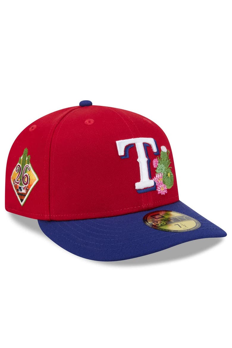 Men's New Era  Red/Royal Texas Rangers 2026 Spring Training 59FIFTY Fitted Hat, Main, color, Red