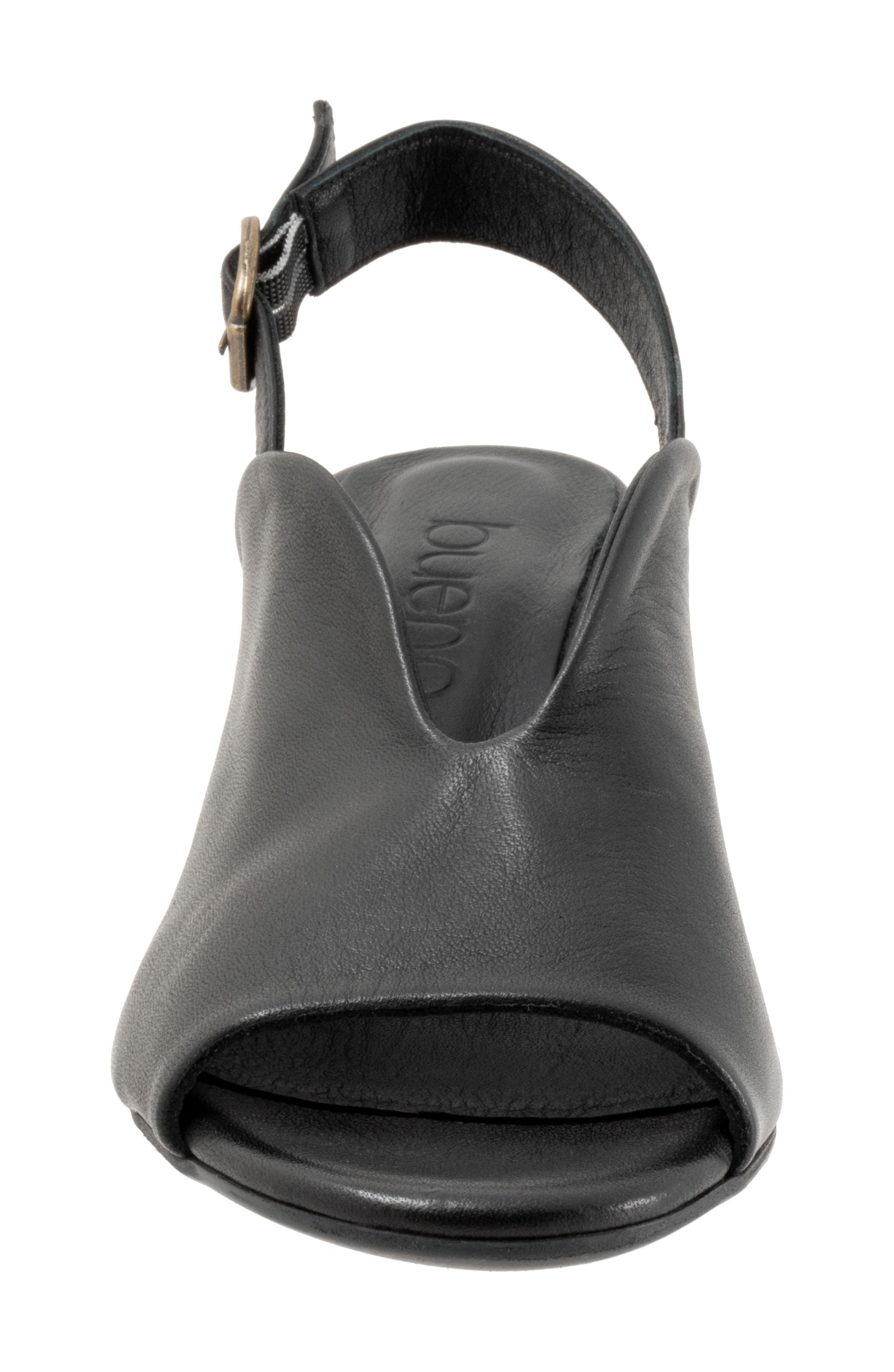 Bueno Clare Slingback Sandal, Alternate, color, Black