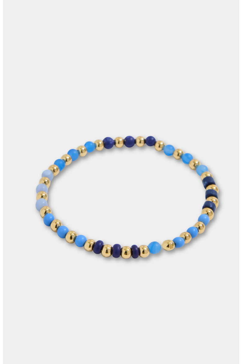 Kate Gemstone Beaded Bracelet, Main, color, Blue