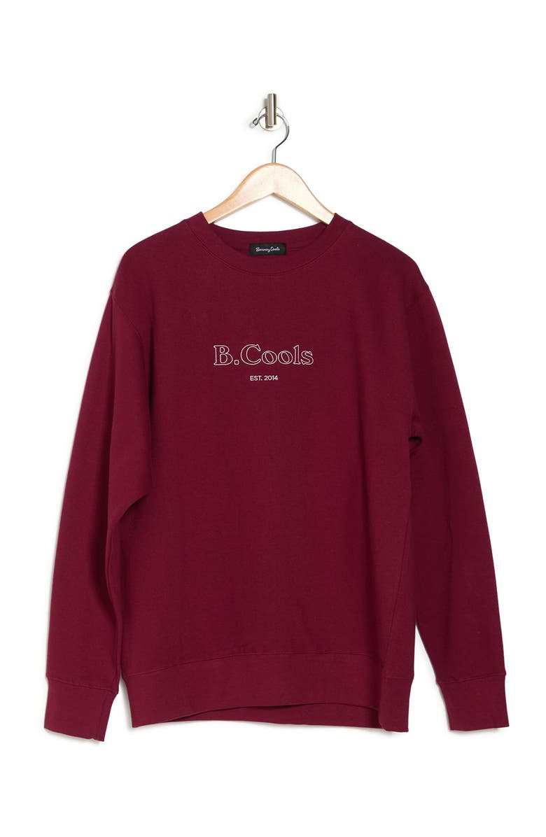 Barney Cools Logo Crew Neck Sweatshirt, Alternate, color,