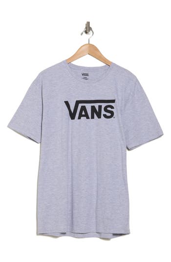 Shop Vans Classic Logo Graphic T-shirt In Athletic Grey/black