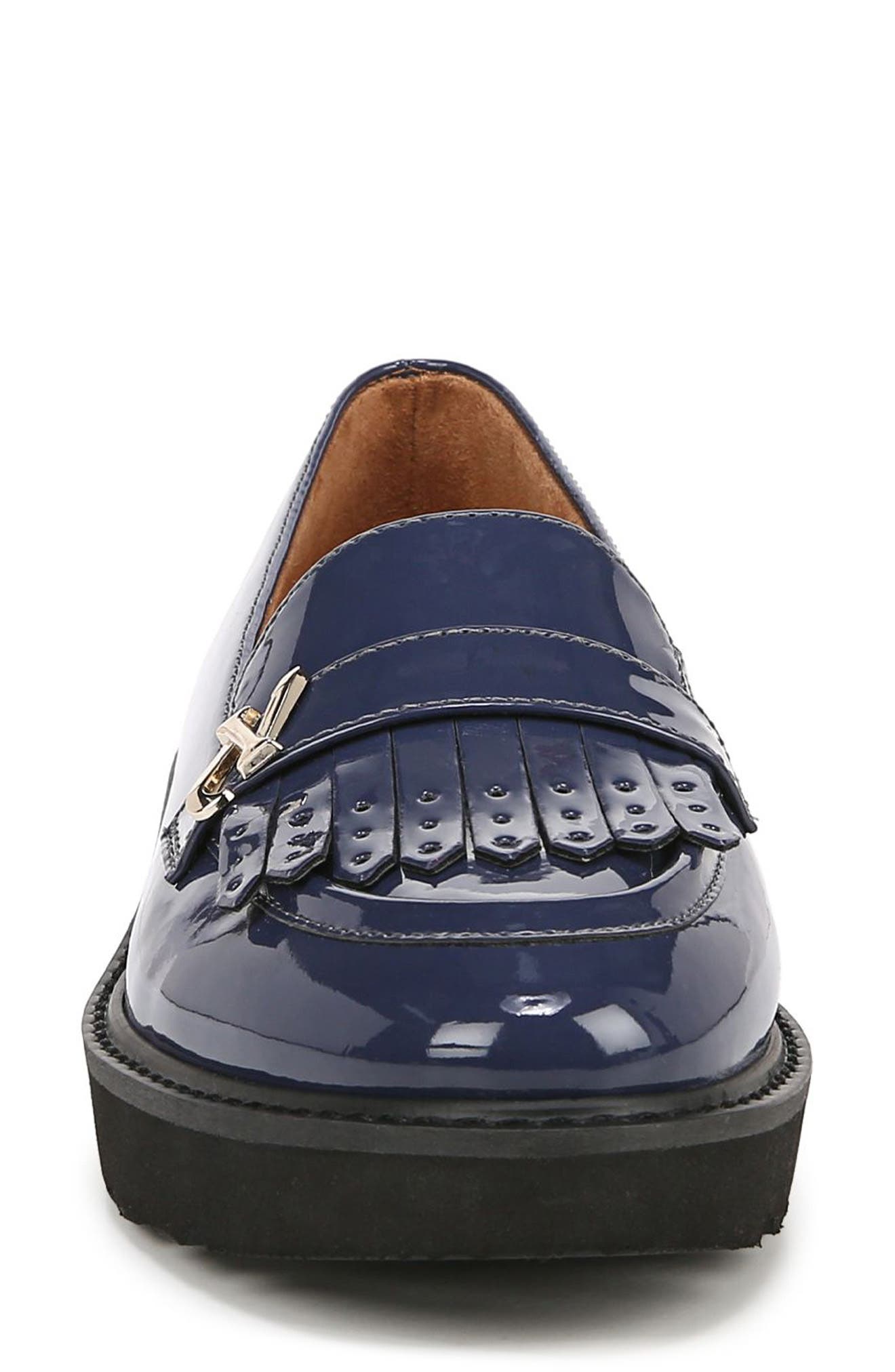 Naturalizer Expert Kilted Platform Loafer - Wide Width Available, Alternate, color, Midnight Blue