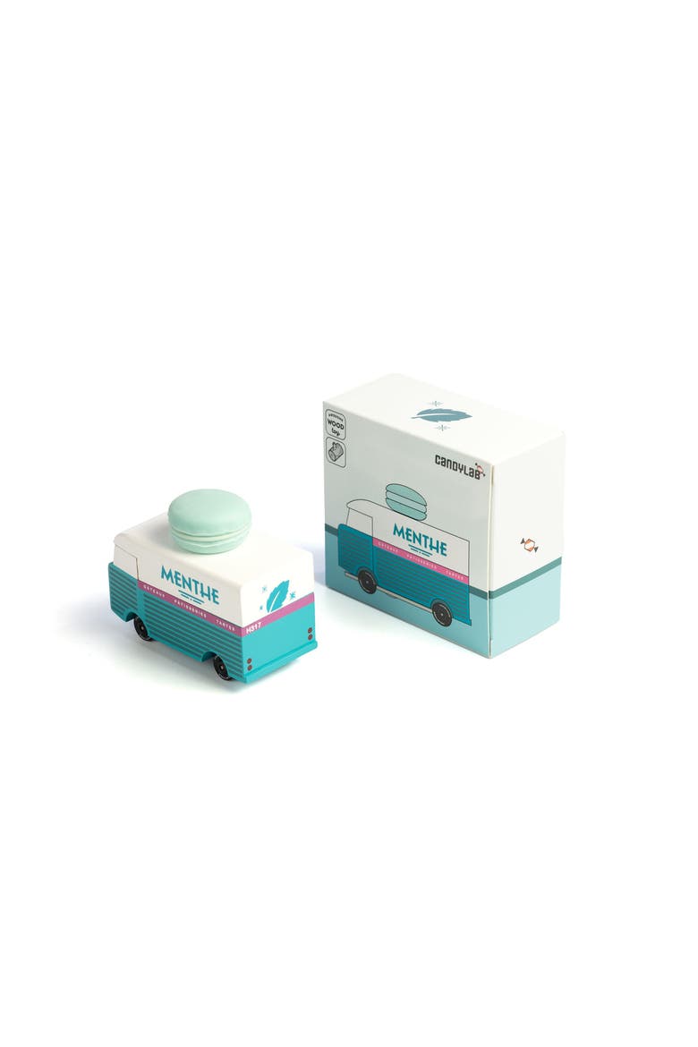 Blue Macaron Van, Alternate, color, Multi