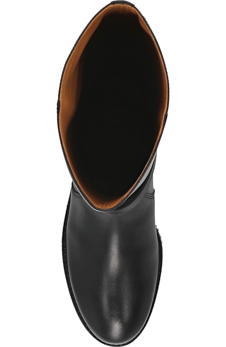 Frye Melissa Belted Knee High Riding Boot, Alternate, color, Black