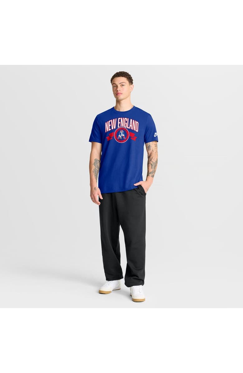 Nike Men's Nike Royal New England Patriots Rewind Front and Back Hit Essential T-Shirt, Alternate, color, Royal