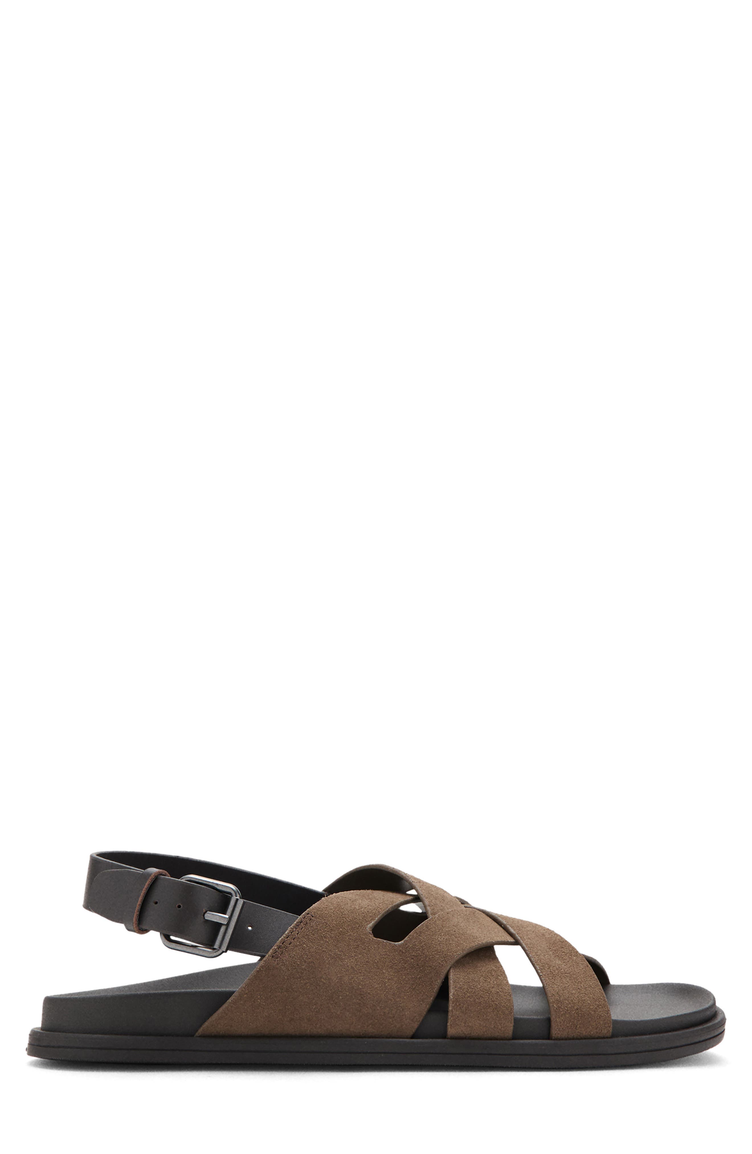 Crisscross Leather Slingback Sandal, Alternate, color, MEDIUM BROWN