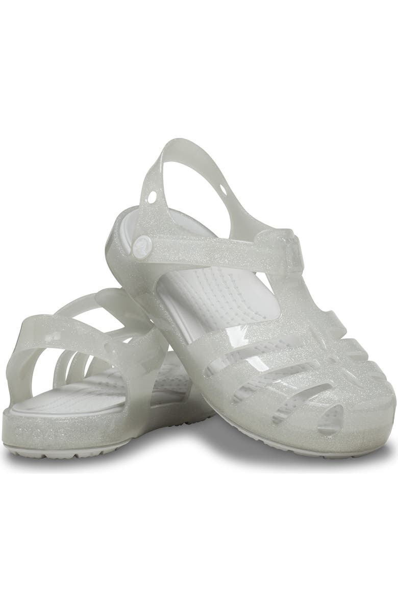 CROCS Isabella Glitter Jelly Fisherman Sandal, Alternate, color,