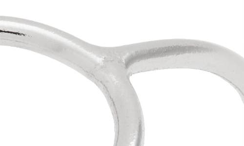 Nashelle Open Circle Ring In Sterling Silver