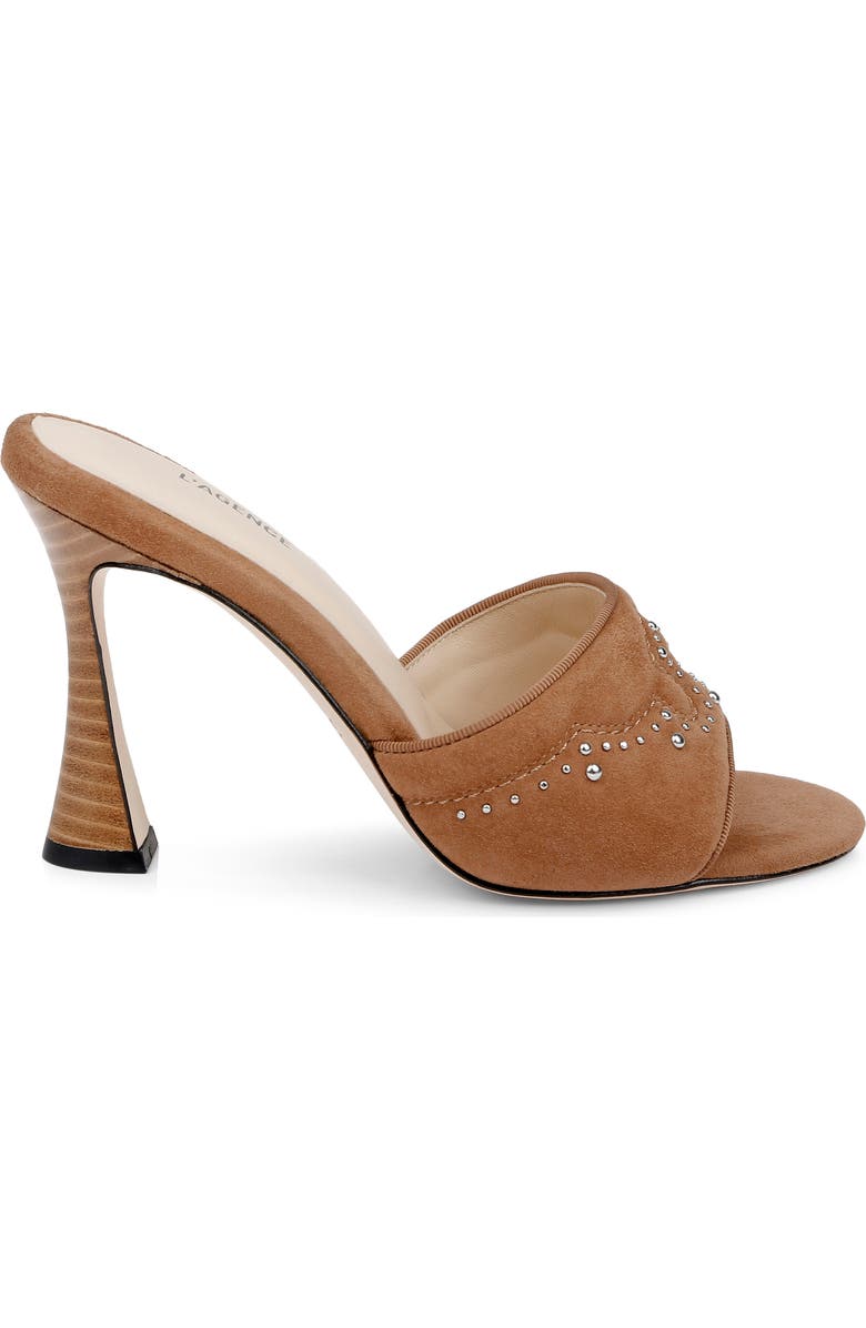 L'AGENCE Lille Sandal, Alternate, color, Sand Suede