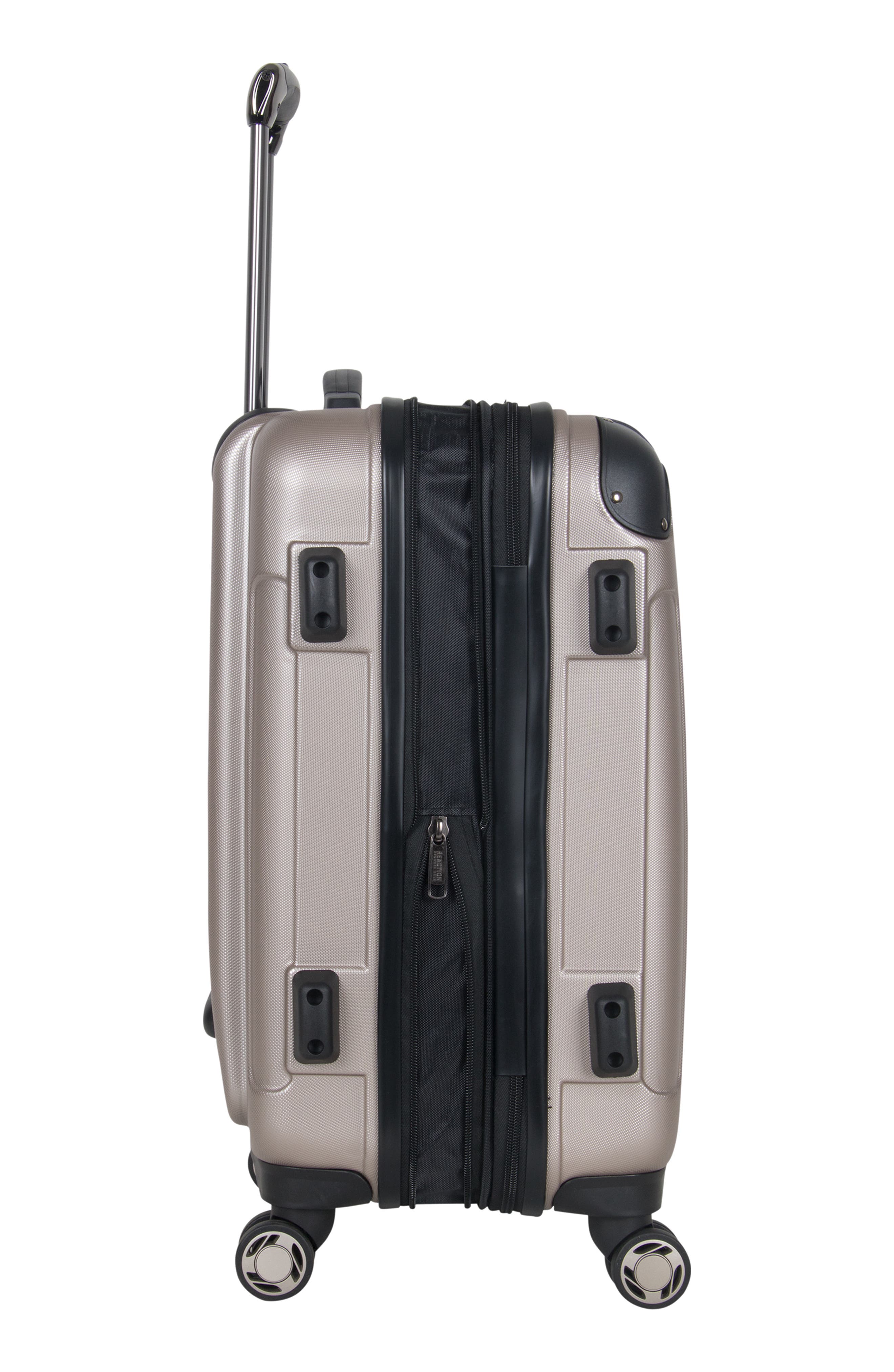 Kenneth Cole Reaction Renegade 20” Lightweight Hardside Expandable Carry-On Luggage, Alternate, color, Champagne