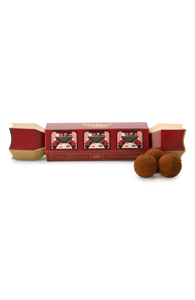 Charbonnel et Walker Milk Chocolate Truffle Christmas Cracker, Main, color, 