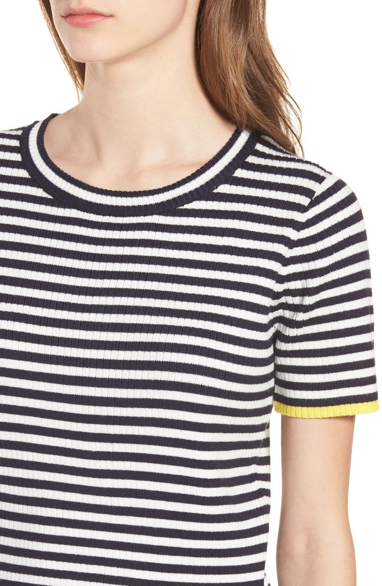 Cotton Emporium Stripe Knit Pullover, Alternate, color,