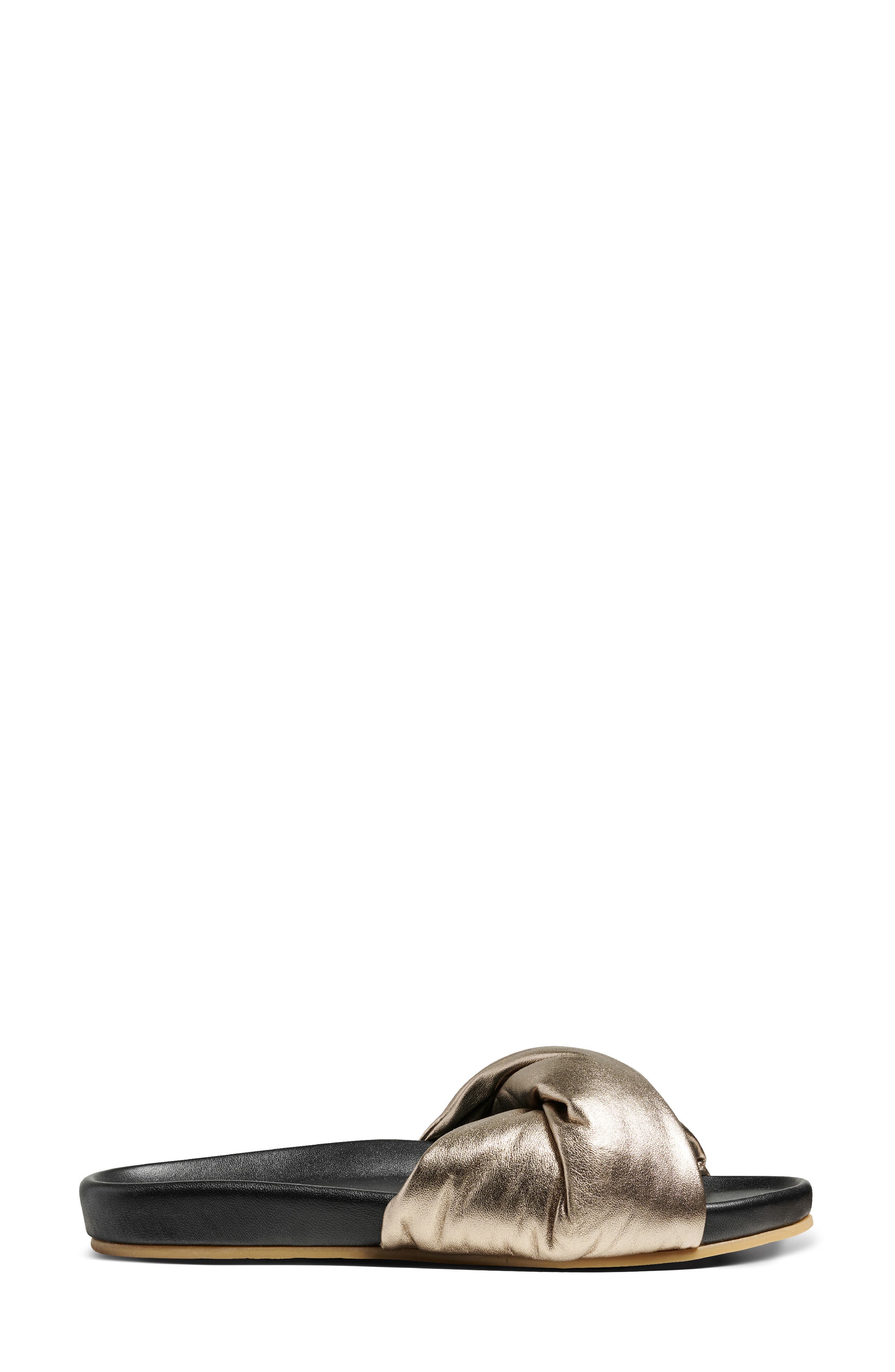 Beek Tesia Slide Sandal, Alternate, color, Bronze/ Black