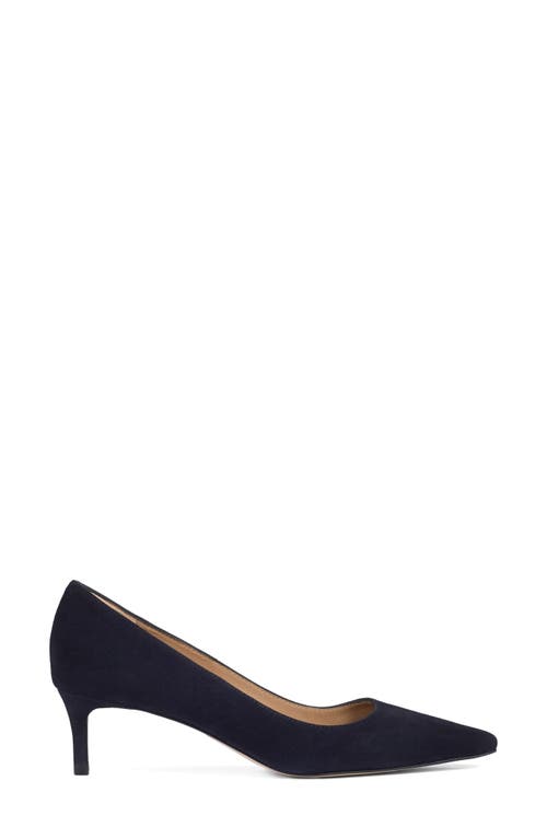 Lk Bennett Ava Pointed Toe Pump In Blue