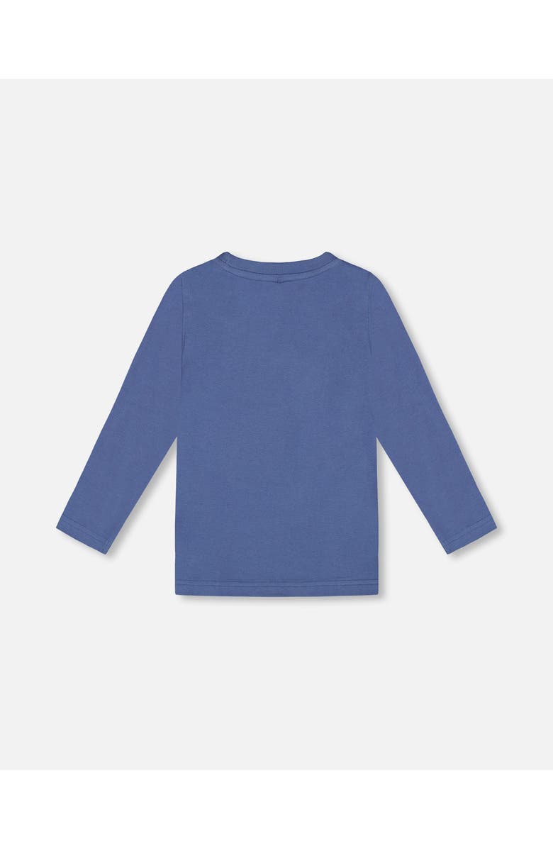 Deux par Deux Little Boy's T-Shirt With Applique Blue, Alternate, color, 