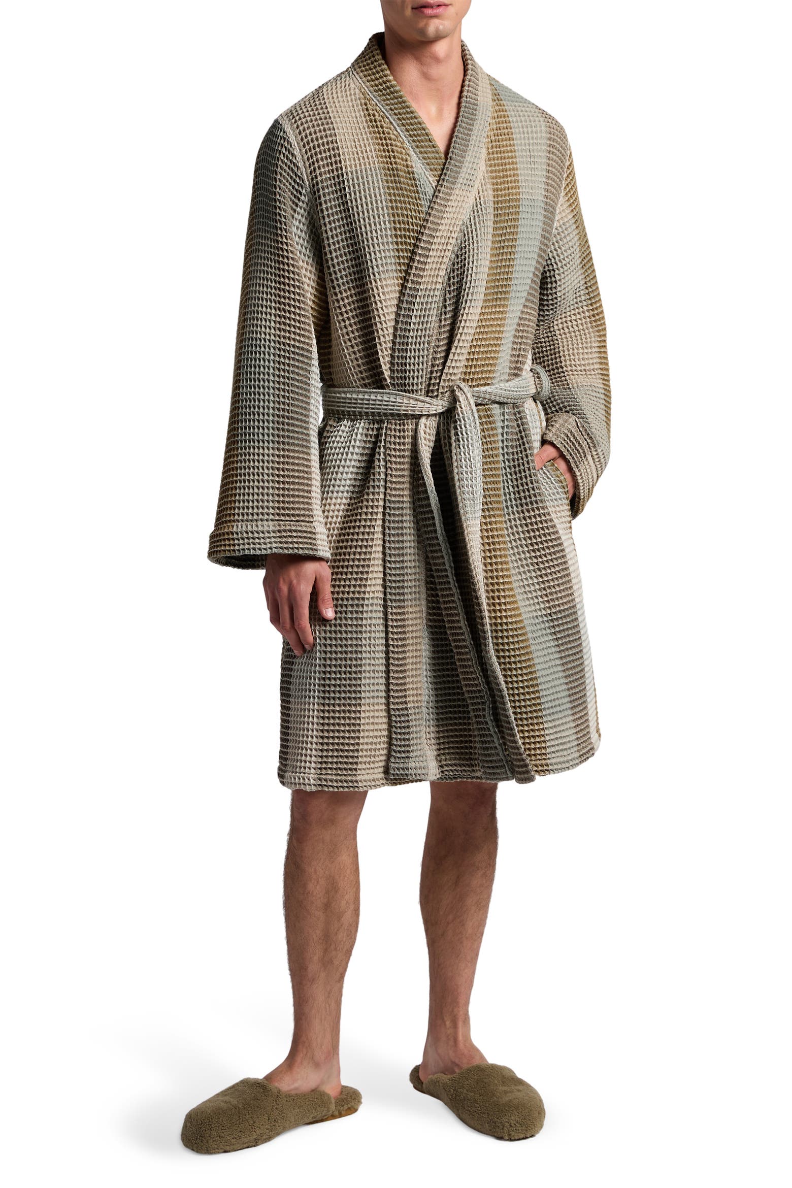 Parachute Robe Parachute Plaid Organic Cotton Waffle Weave Robe | Nordstromrack