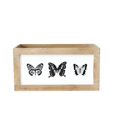 Box with Butterfly Artwork