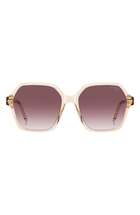 Carrera 3026/S 56mm Gradient Square Sunglasses