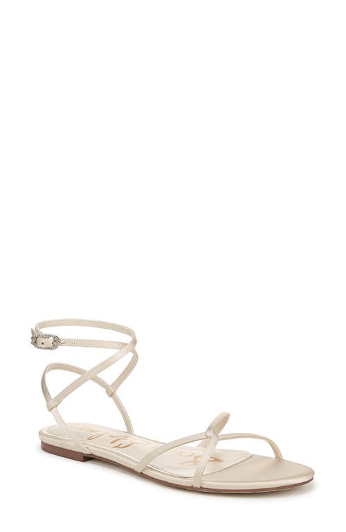 Sam Edelman Ellina Ankle Strap Sandal In Modern Ivory