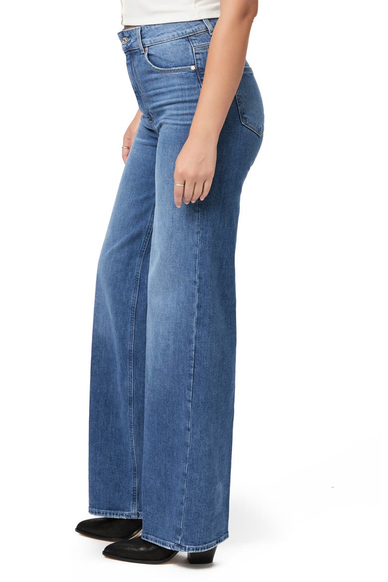 Sasha High Waist Wide Leg Jeans, Alternate, color, STEFANIA DISTRESSED