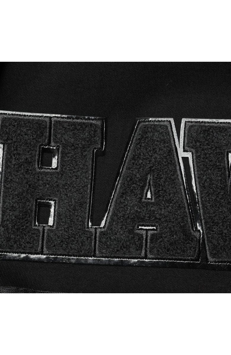 PRO STANDARD Men's Pro Standard Atlanta Hawks Triple Black Gloss Shorts, Alternate, color, Black