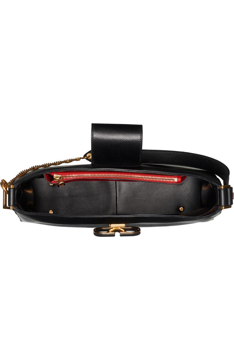 Valentino Garavani VSling Calfskin Hobo Bag, Alternate, color,