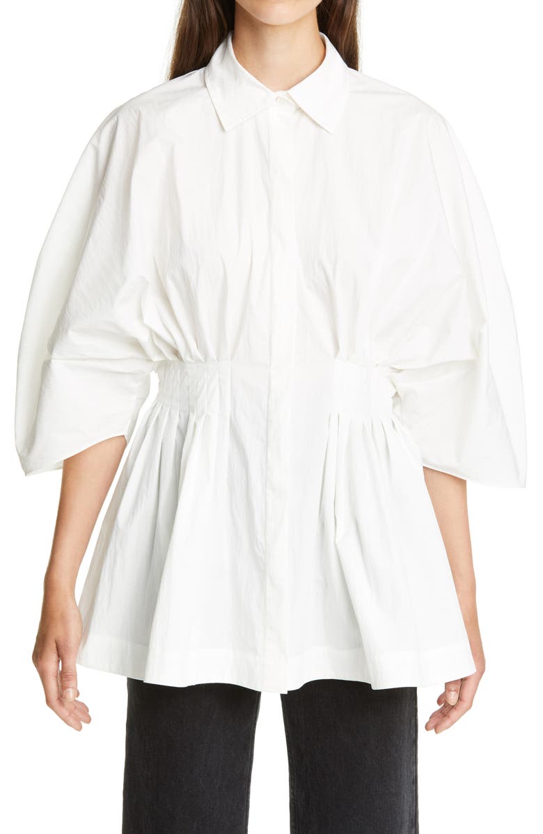 CO Pleated Waist Shirt, Main, color, 