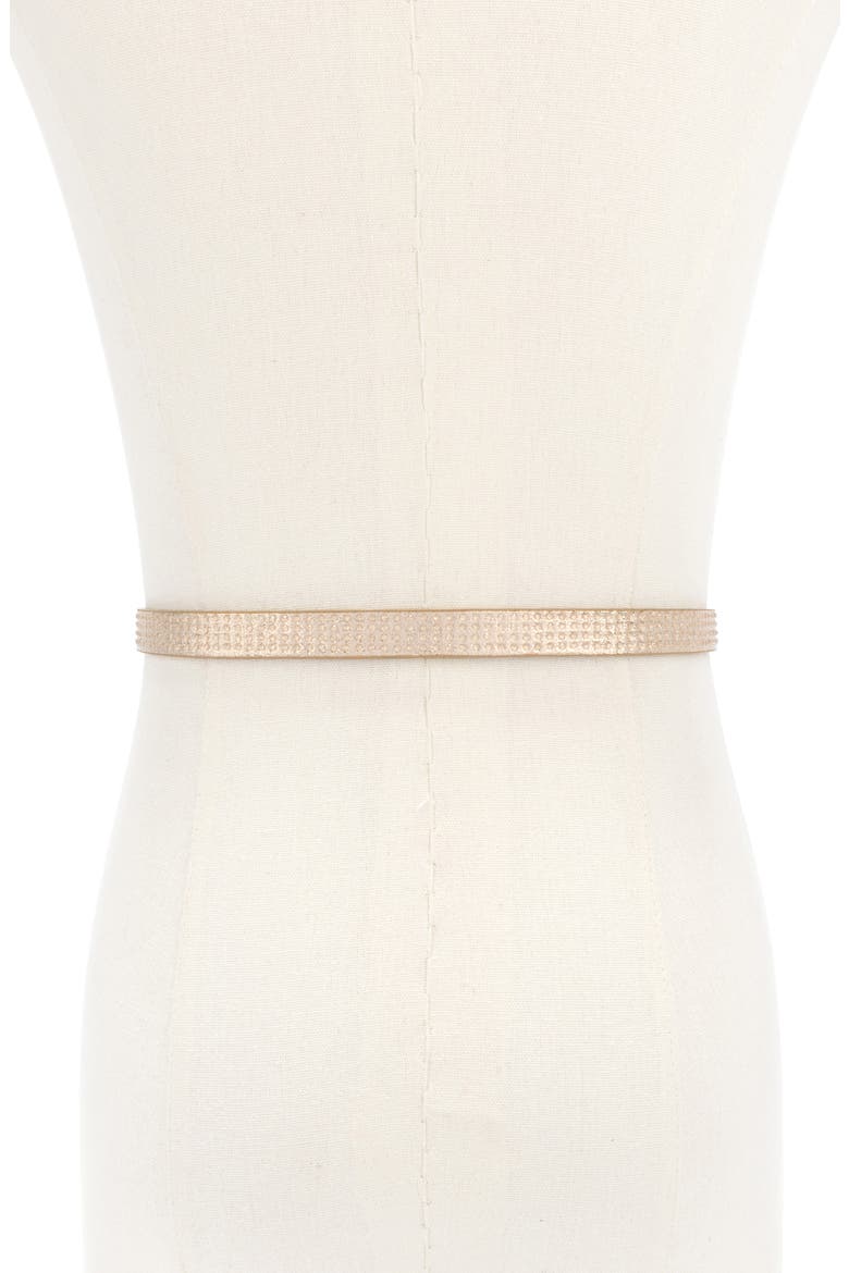 Crystal Embellished Belt, Alternate, color, GOLD