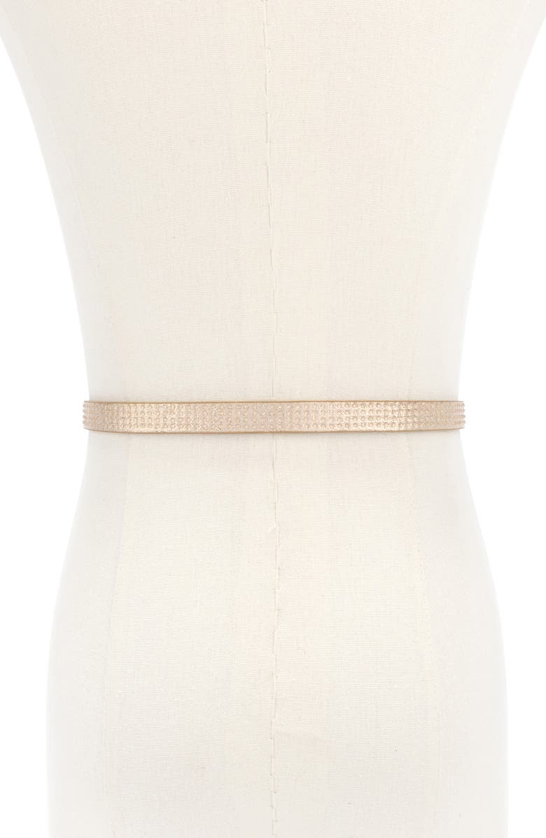 Kurt Geiger London Crystal Embellished Belt, Alternate, color,