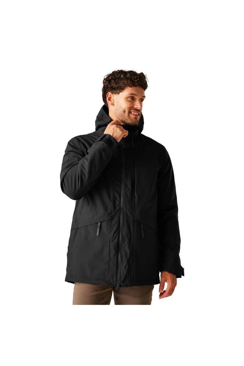 Balaton Insulated Waterproof Jacket, Alternate, color, Black