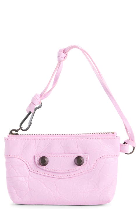 Le City Zip Pouch Leather Shoulder Bag