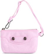 Balenciaga Le City Zip Pouch Leather Shoulder Bag