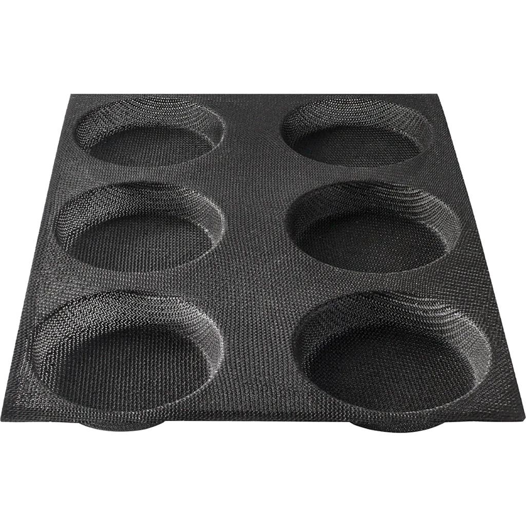 Silpat Flexipan 6 Perfect Buns Mold In Black