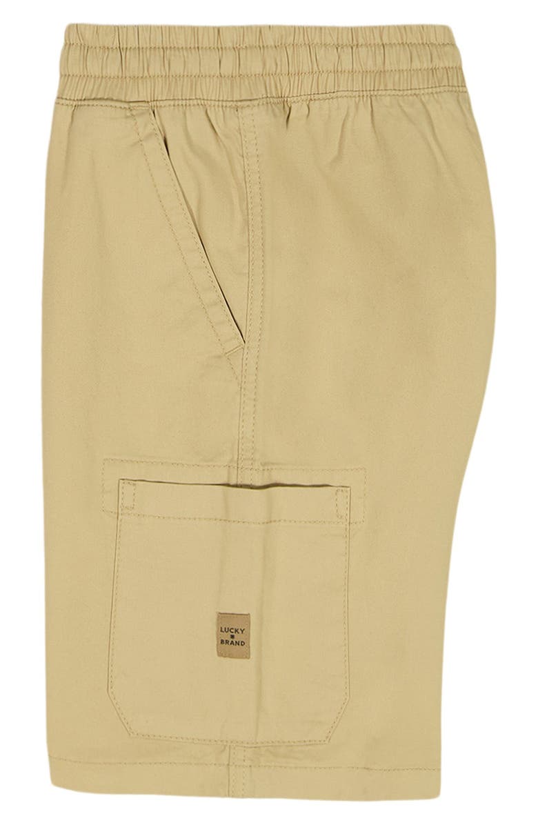 Lucky Brand Kids' Pull-On Cargo Shorts, Alternate, color, Safari